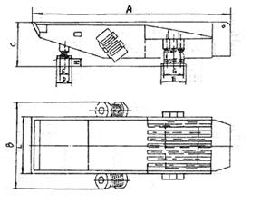 ZZG低矮式振動給料機結構圖